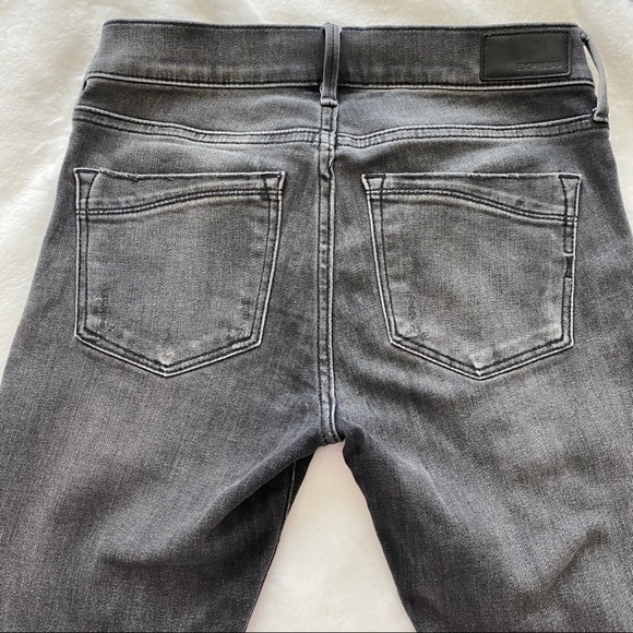 Express gray skinny crop jeans - Picture 3 of 5